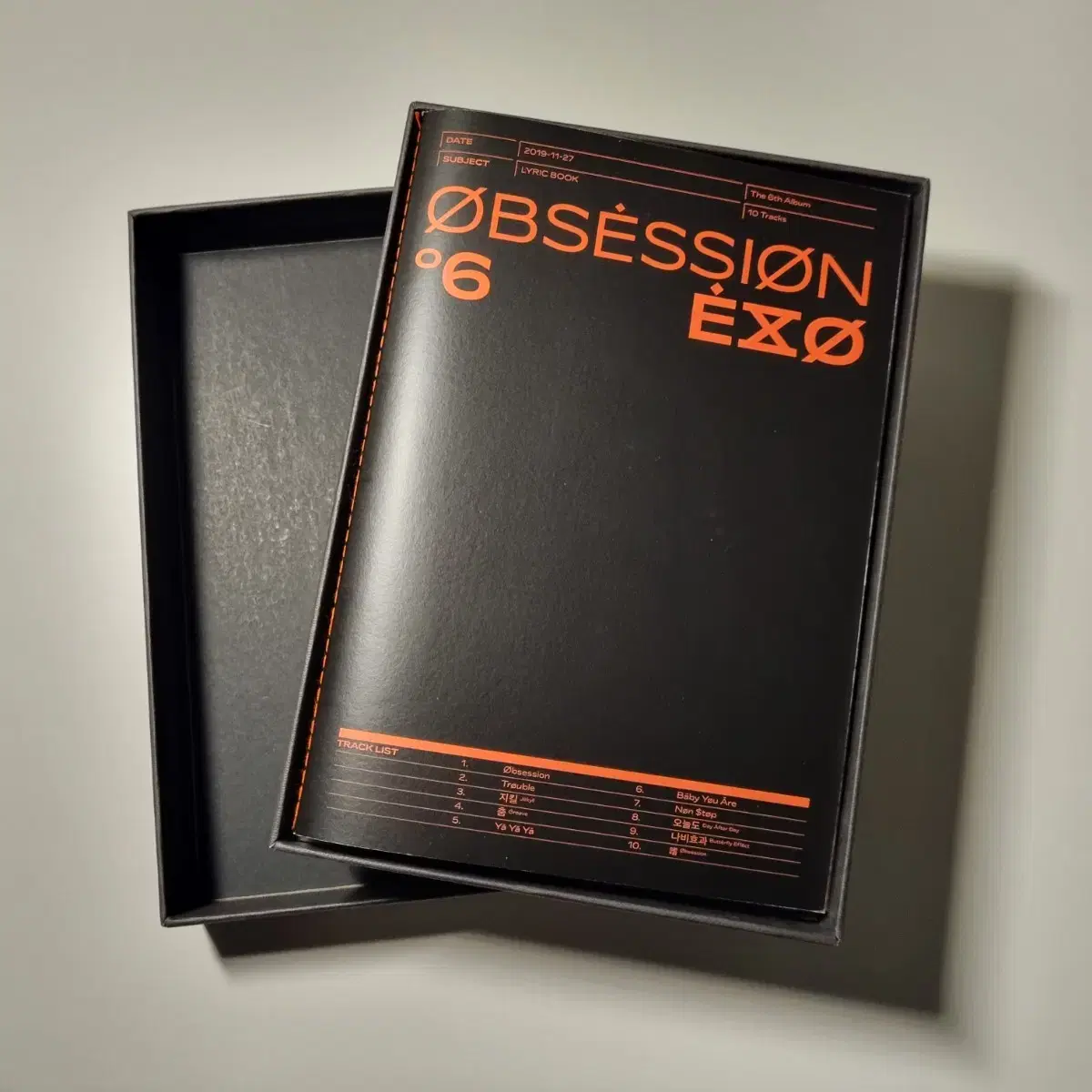 [처분] 개봉앨범 OBSESSION 엑소