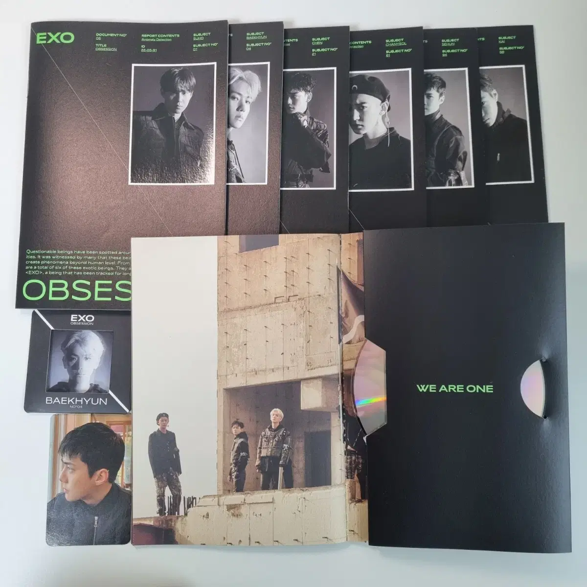 [처분] 개봉앨범 OBSESSION 엑소