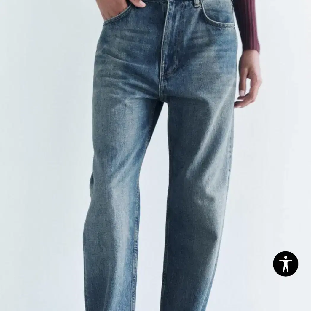 자라 ZARA JEANS ZW COLLECTION RELAXED 미드라이