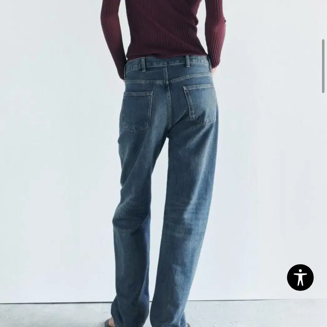 자라 ZARA JEANS ZW COLLECTION RELAXED 미드라이