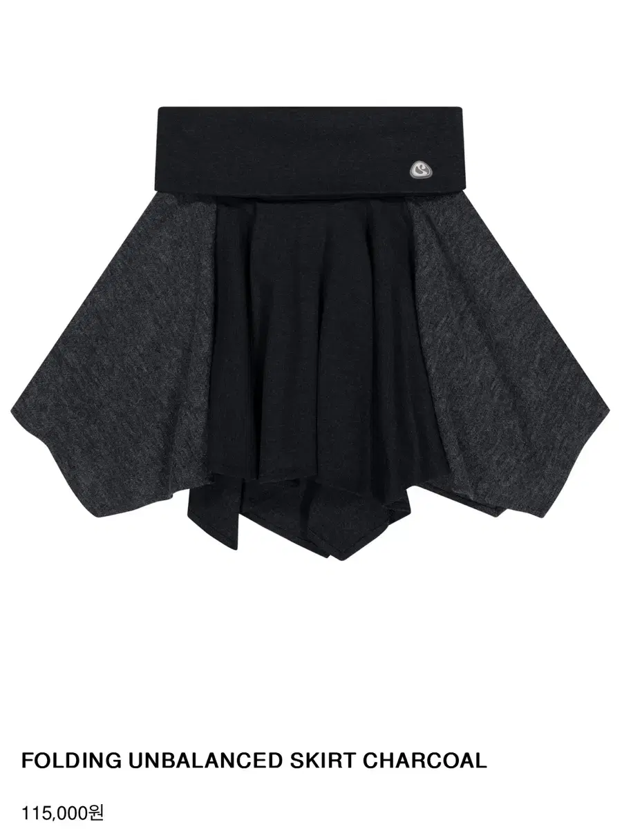 코이세이오 coyseio folding unbalanced skirt