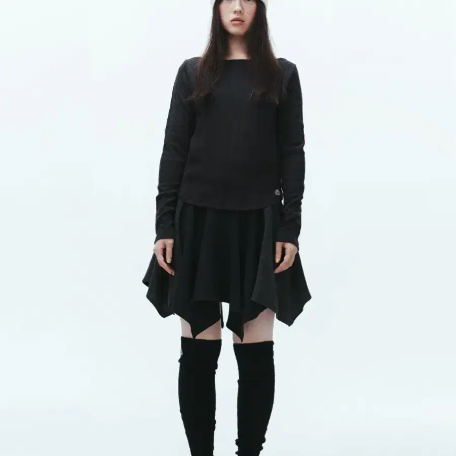 코이세이오 coyseio folding unbalanced skirt