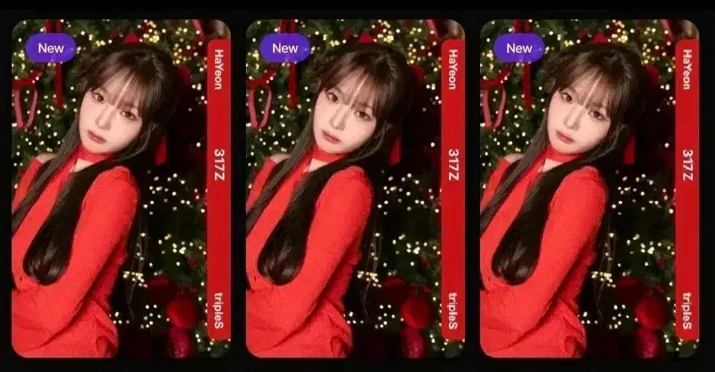 Triples Jung Ha-Yeon lee jiwoo Christmas Digital Objects