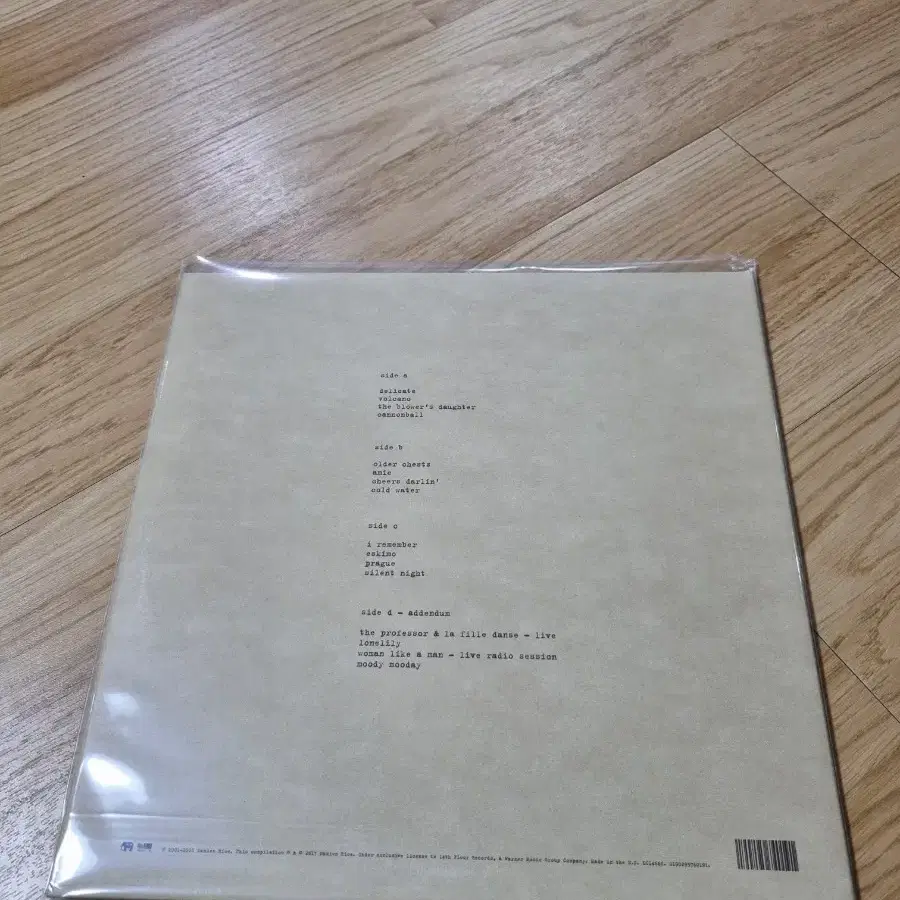 택포)Damien Rice 데미안 라이스 LP 개봉반