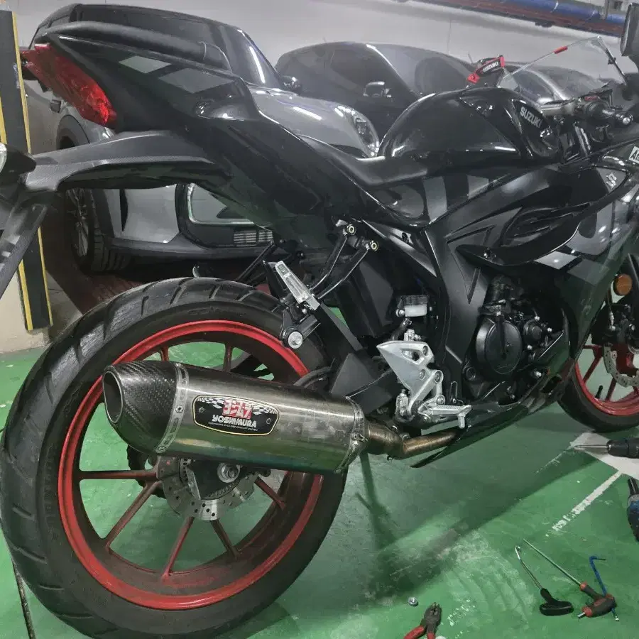 gsxr125 요시무라 정품 풀배기