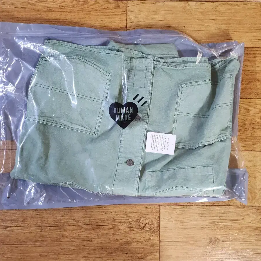 휴먼메이드 Dyed coverall Jacket Green 자켓