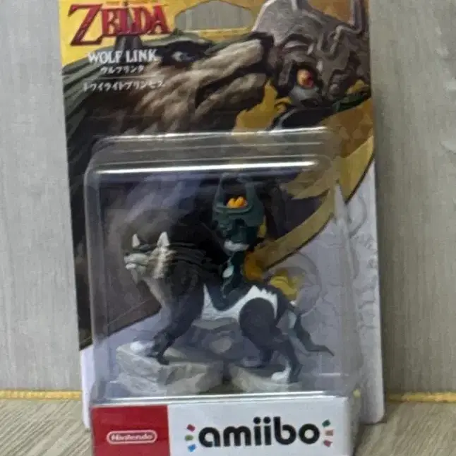 닌텐도 스위치 젤다 야생의 숨결 늑대 링크 amiibo 미개봉