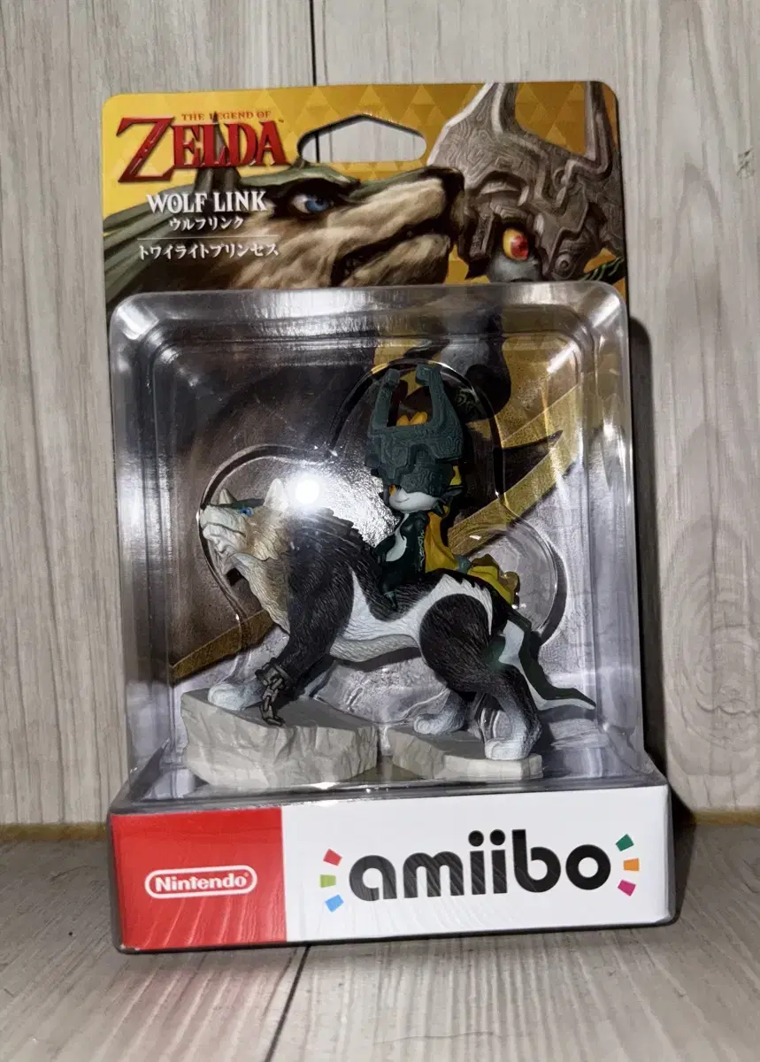 닌텐도 스위치 젤다 야생의 숨결 늑대 링크 amiibo 미개봉