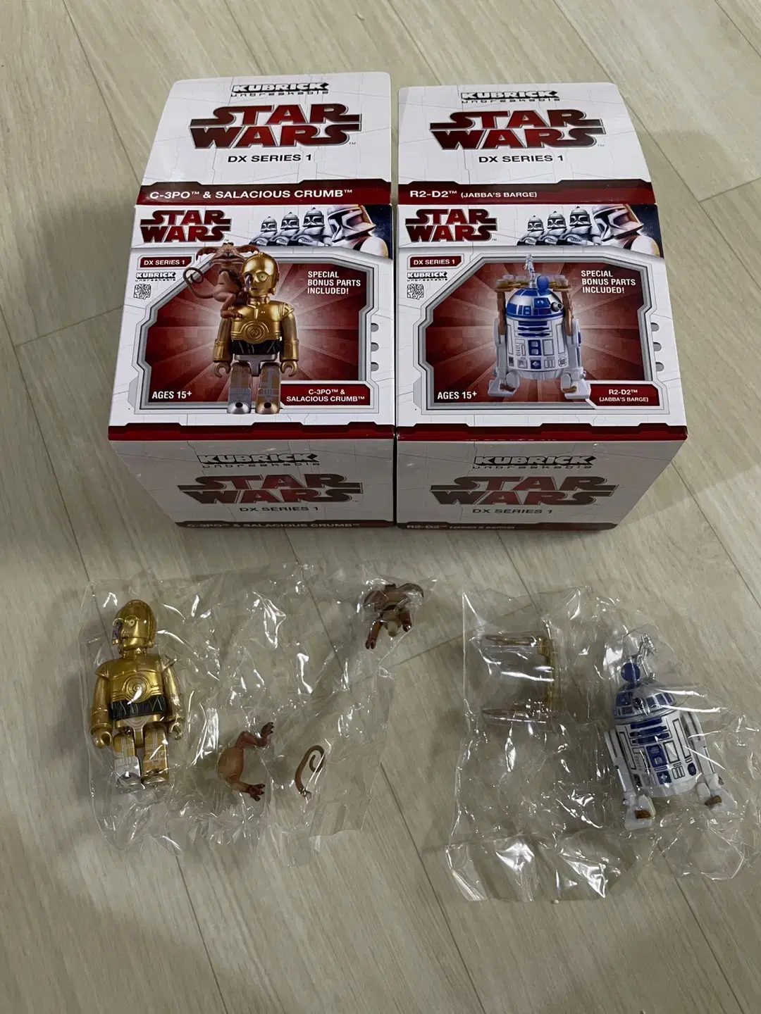 스타워즈 큐브릭  dx1 r2d2, c3po 일괄