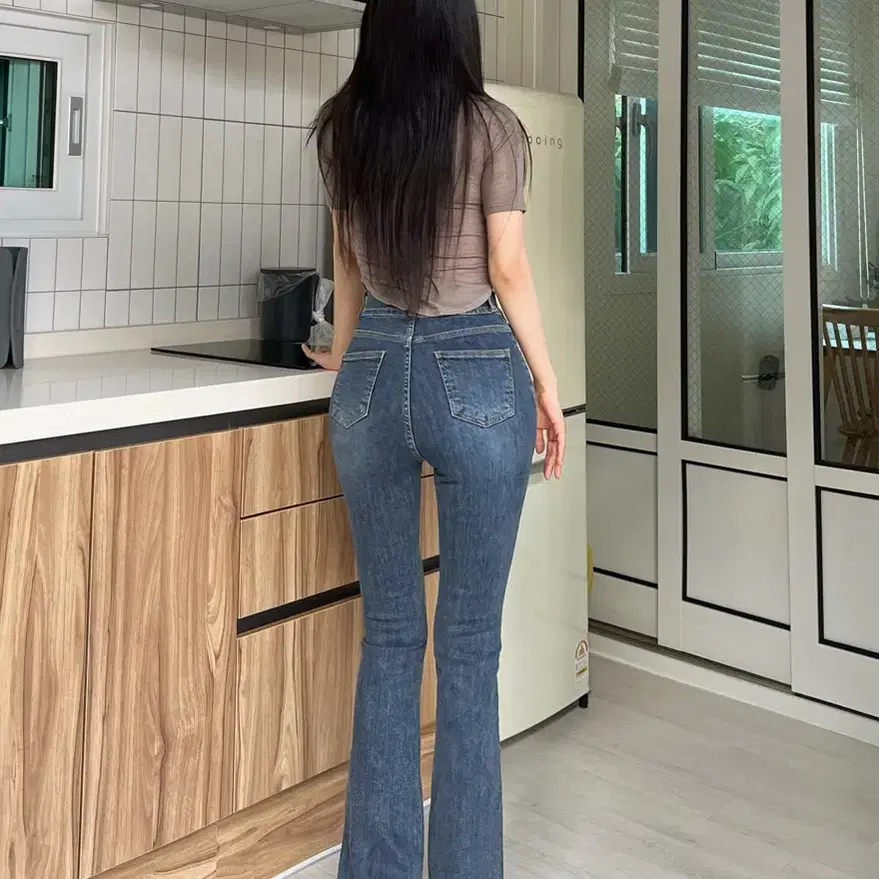 카인다미 투버튼 부츠컷 M