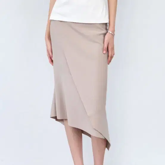 아상 스커트 Delia Cutting Skirt Beige