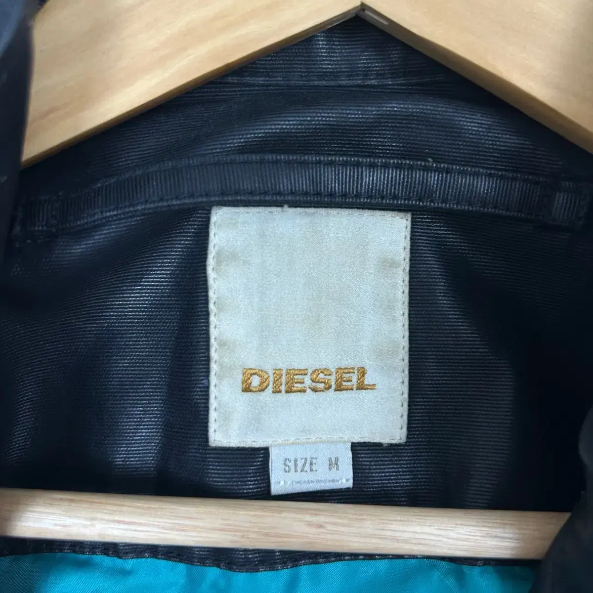 (무료배송) DIESEL 디젤 코팅진 바이커 자켓