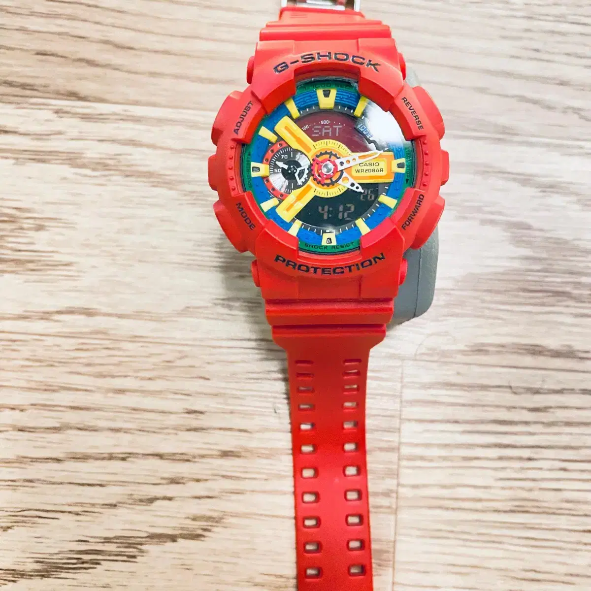 LEGO Edition Casio Jishak Color Watch Jishak Big Face LEGO C