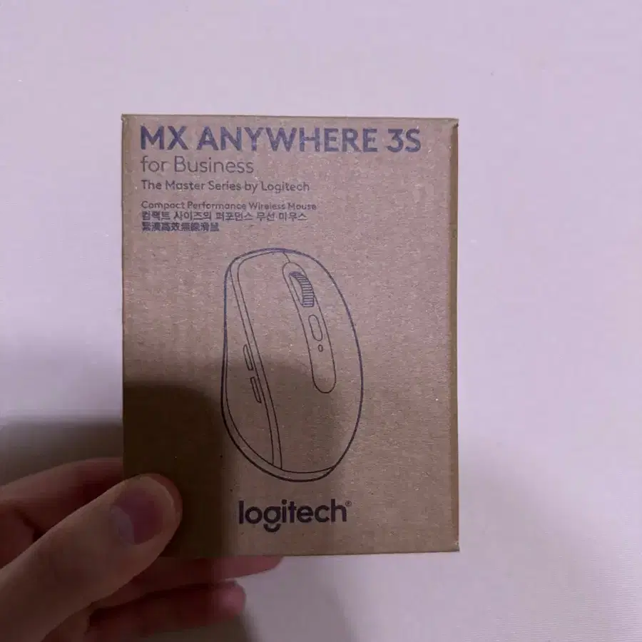 로지텍 국내정발 MX Anywhere 3S 무소음 마우스