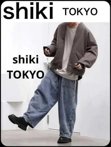 shiki tokyo 오버사이즈 쇼트 MA-1 블루종 빅 사이즈 S