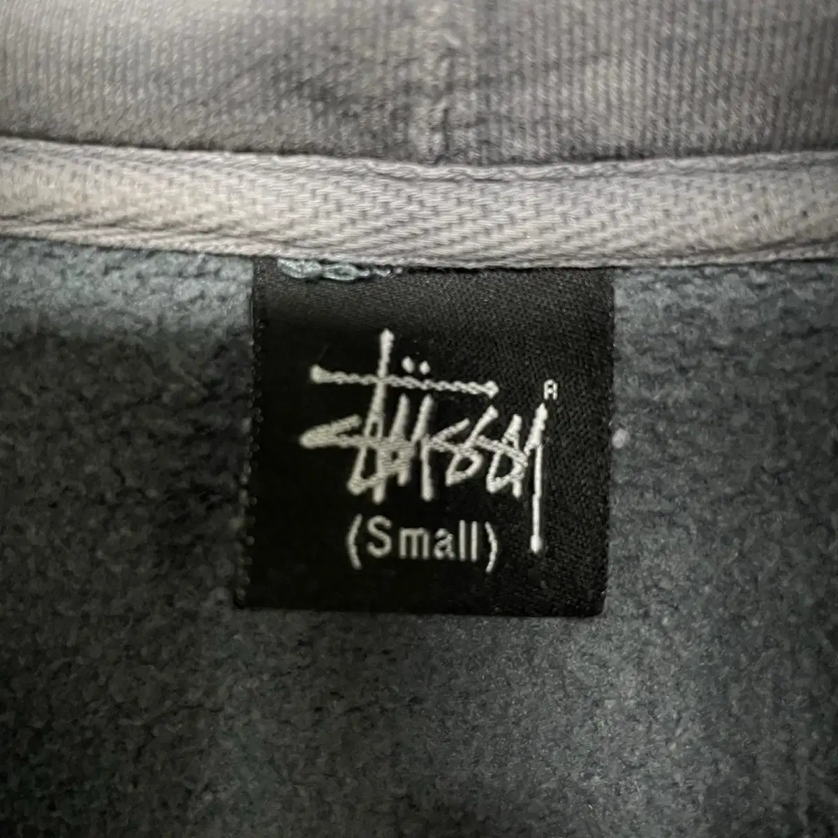 스투시 Stussy 90s 올드스쿨 LA 후드티 차콜