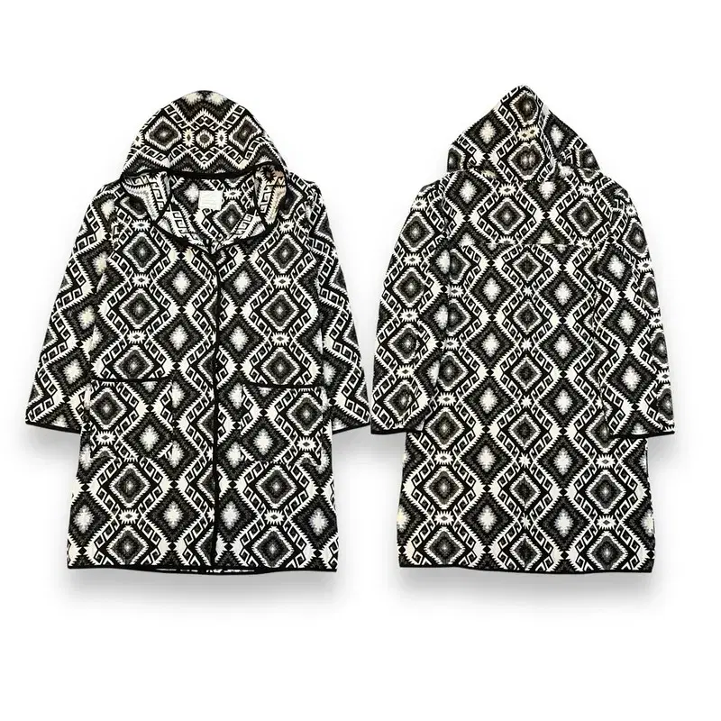 Sheeps Navajo Pattern Hooded Jacket Y08897