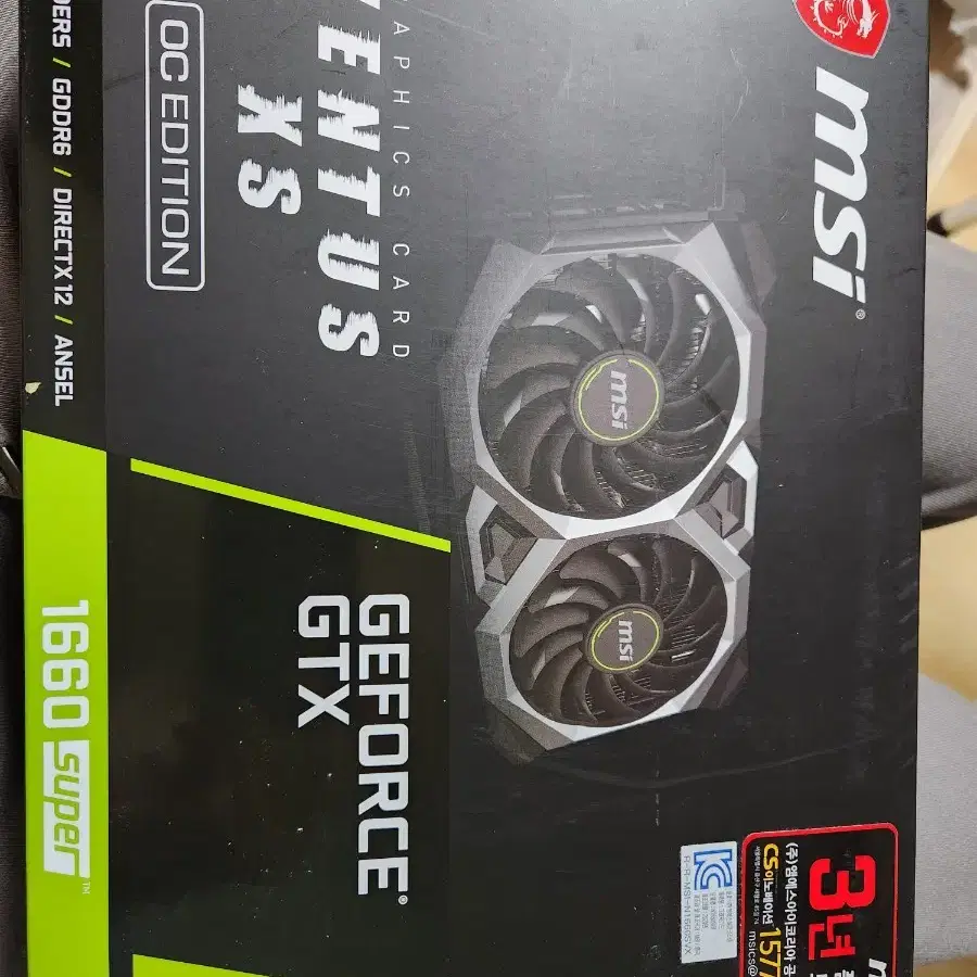 미사용)지포스 GTX 1660 super