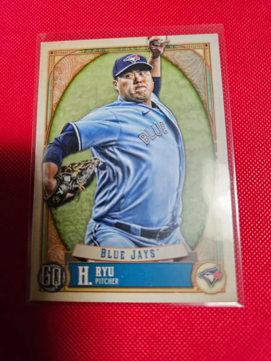 류현진 2021 Topps 집시퀸 base 카드