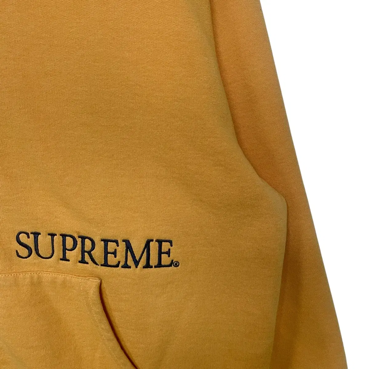 슈프림 Supreme 19fw 써멀 후드 집업 오렌지