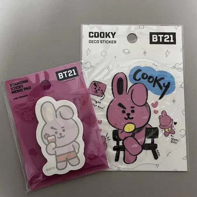 BT21 포스트잇/스티커