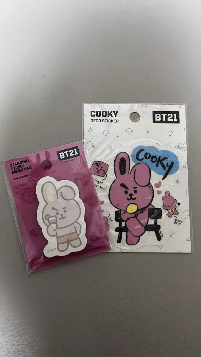 BT21 포스트잇/스티커