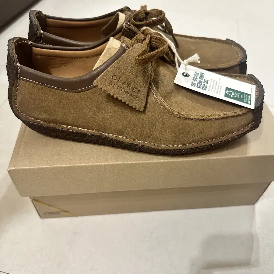 [uk6.5] 클락스 나탈리 오크우드 남성 스웨이드 clarks nata