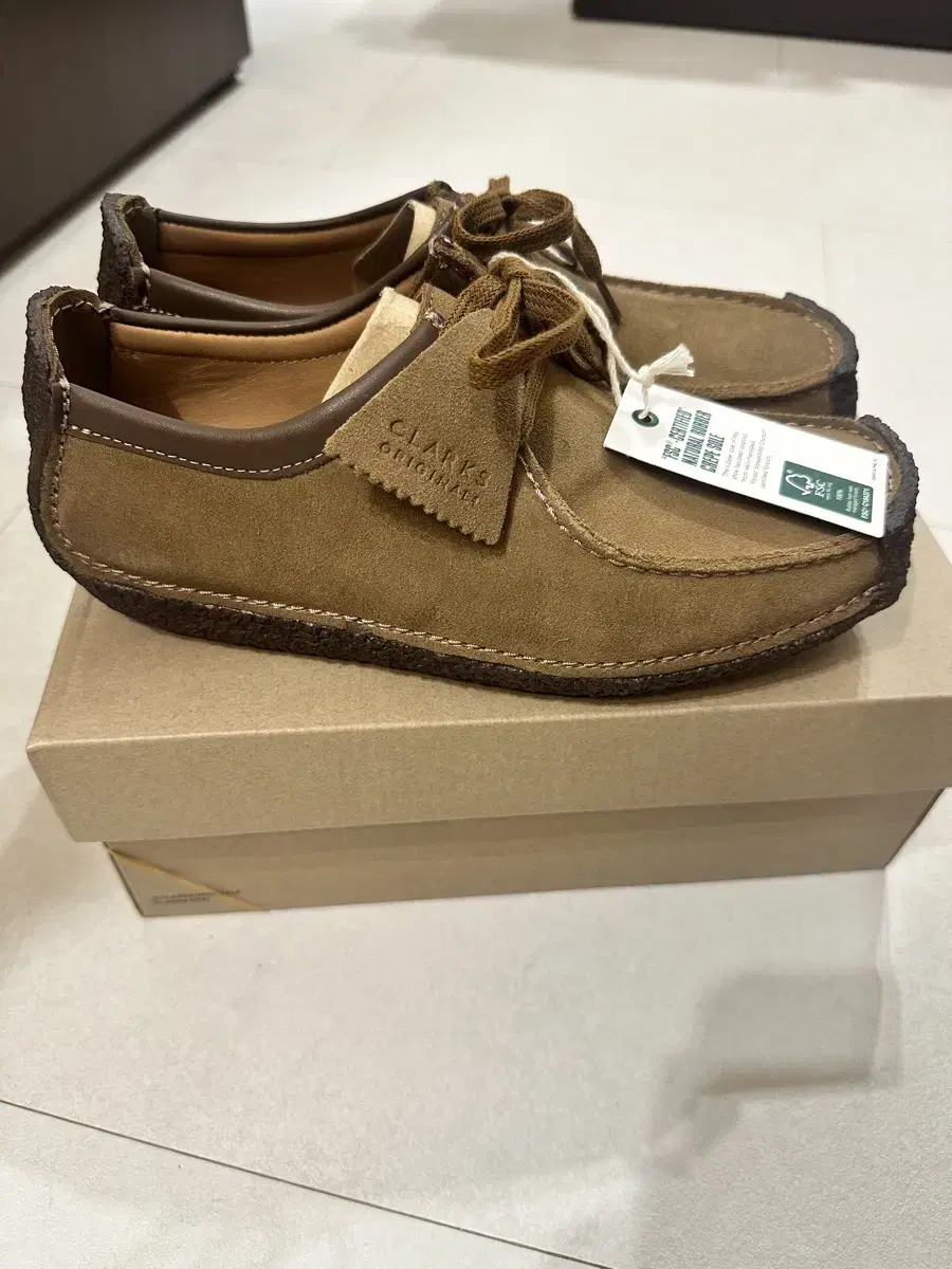 [uk6.5] 클락스 나탈리 오크우드 남성 스웨이드 clarks nata