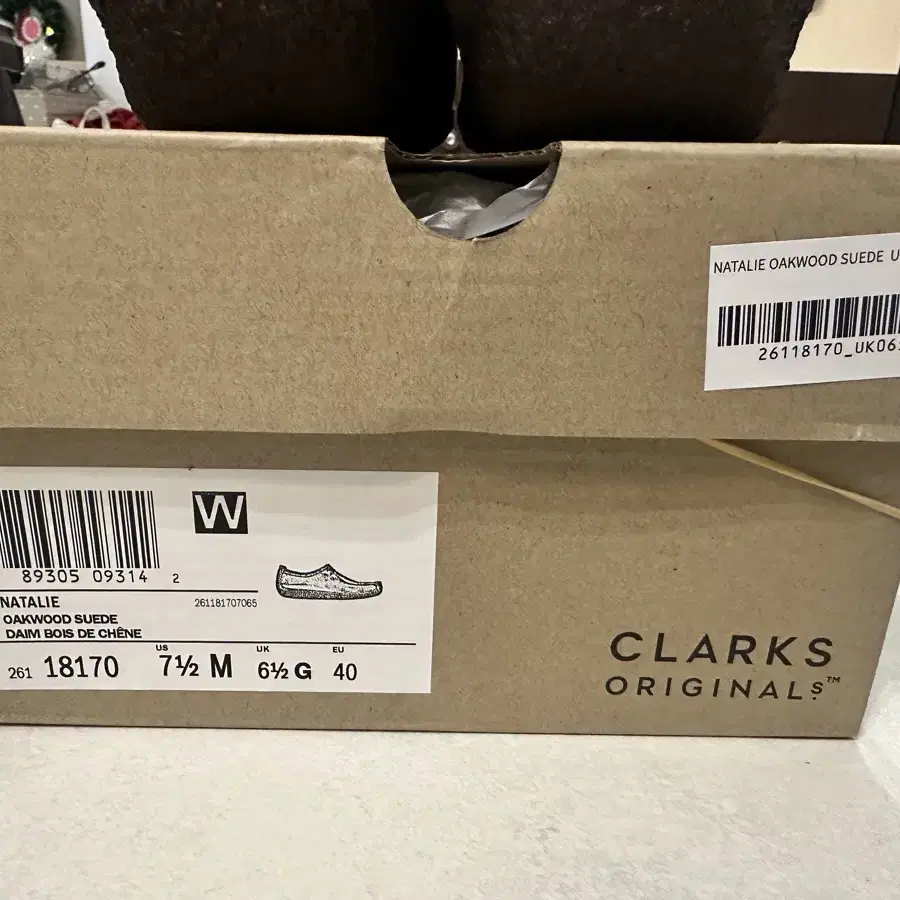 [uk6.5] 클락스 나탈리 오크우드 남성 스웨이드 clarks nata