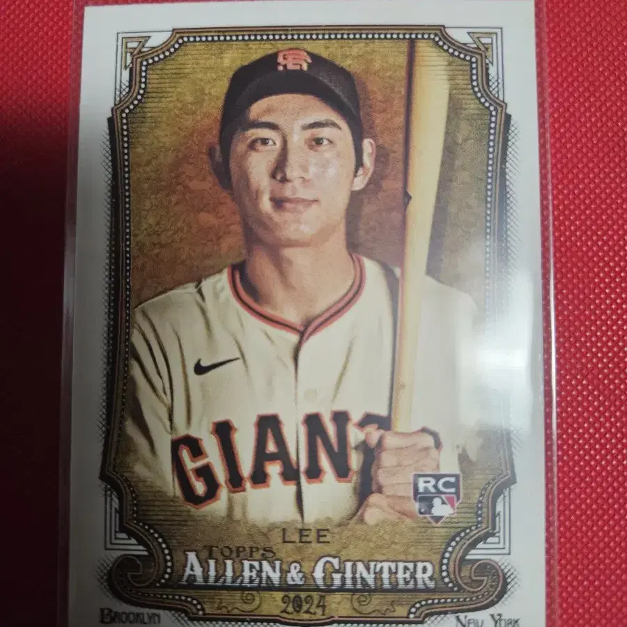 이정후 2024 Allen&Ginter 루키 카드