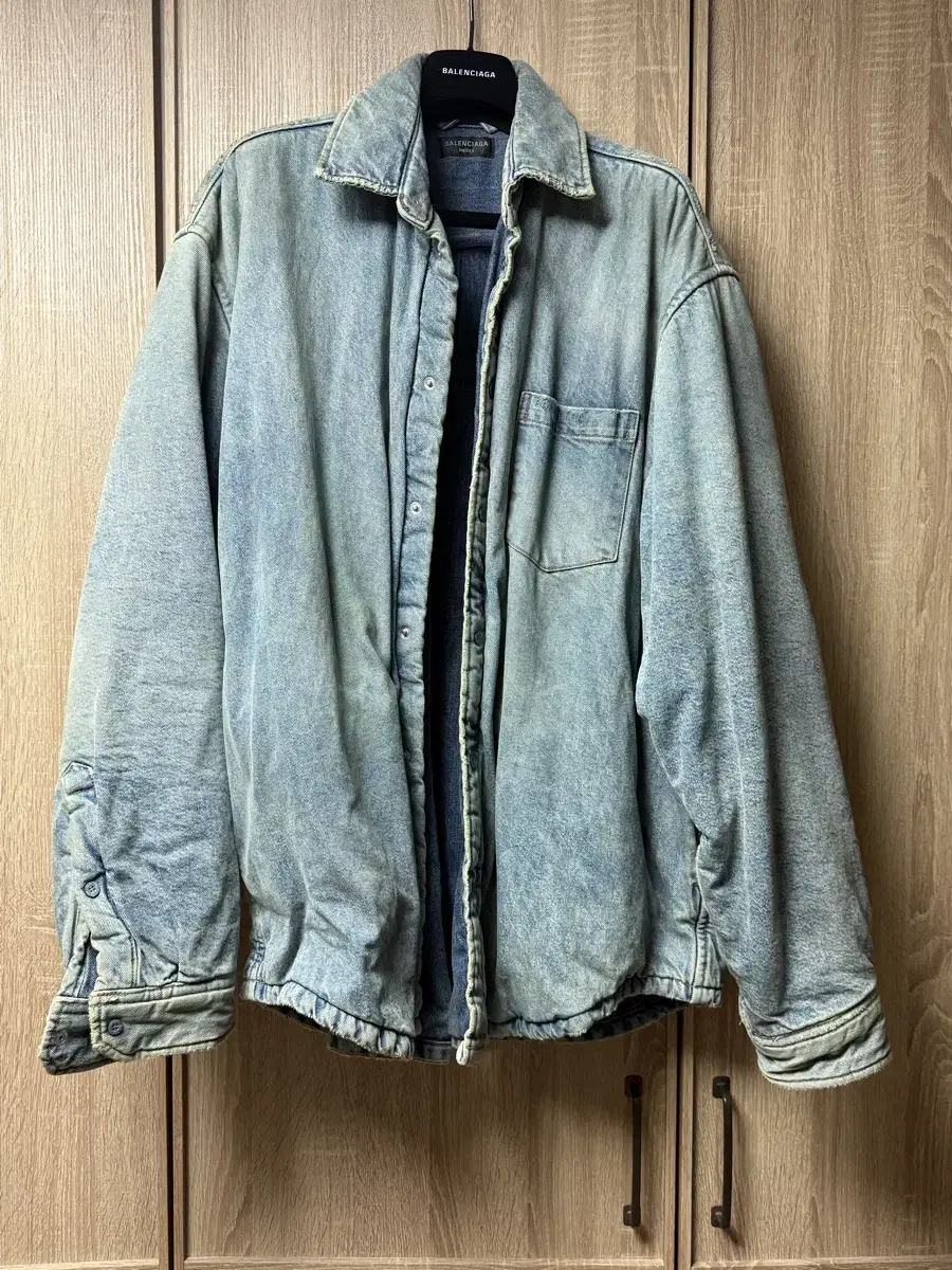 Balenciaga Padded denim shirt jacket size M