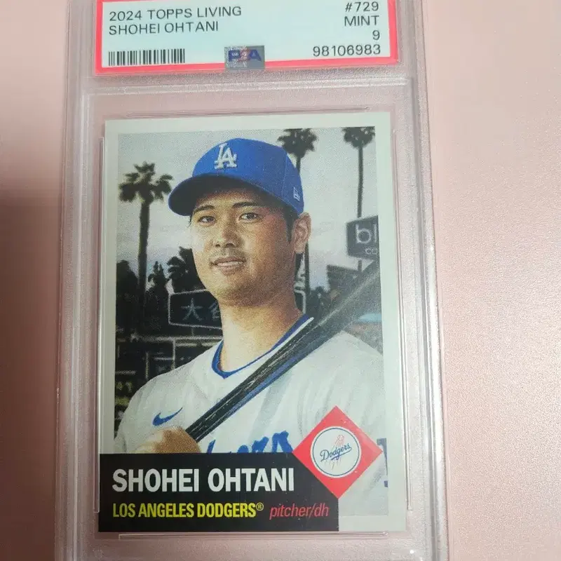 오타니 PSA 9등급 2024 Topps Living 카드