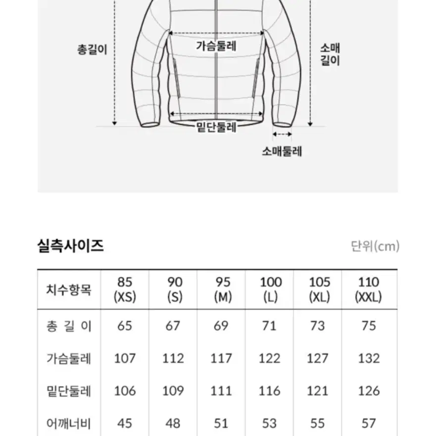 노스페이스 비 베러 다운 자켓