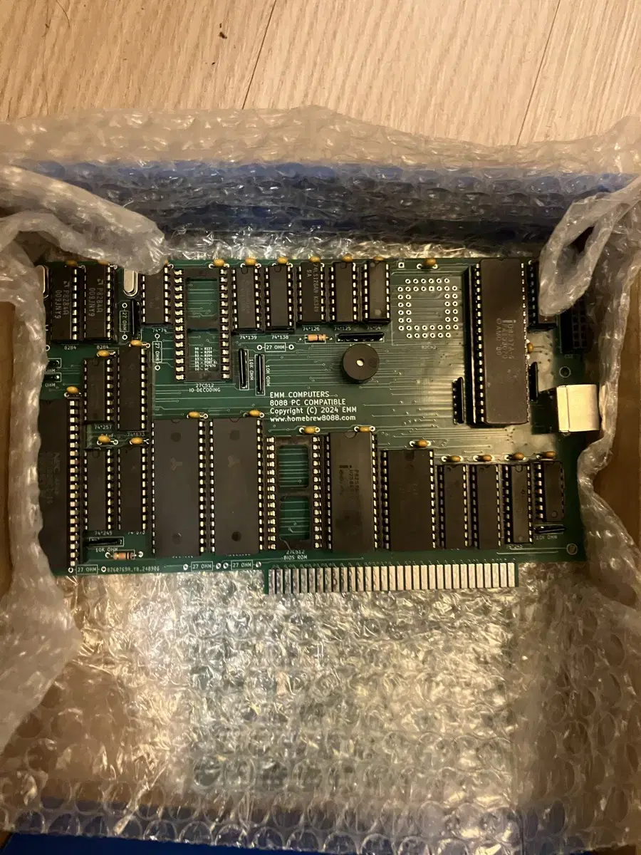 IBM PC XT compatible 8088 SBC computer with CGA kard