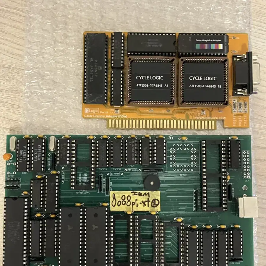 IBM PC XT 호환 8088 SBC 컴퓨터 + CGA 그래픽카드