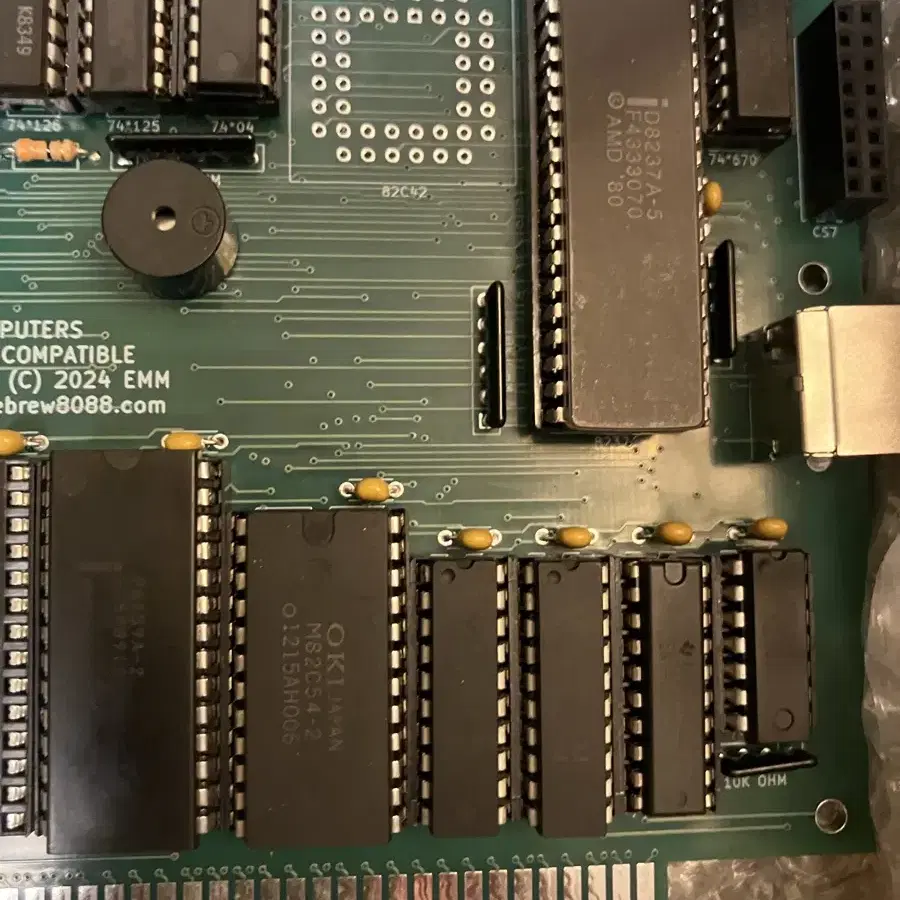 IBM PC XT 호환 8088 SBC 컴퓨터 + CGA 그래픽카드