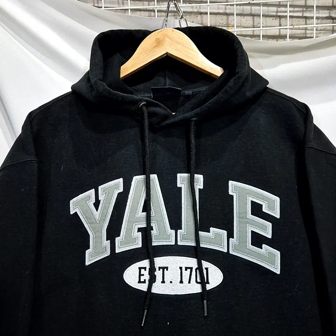 [XL]YALE 아치 로고 오버핏 후드티(만원샵)