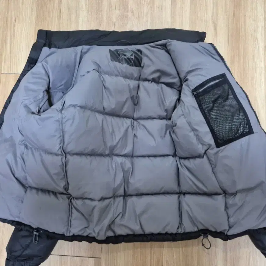 디스이즈네버뎃SP-LogoPuffy Down Jacket Black(m)