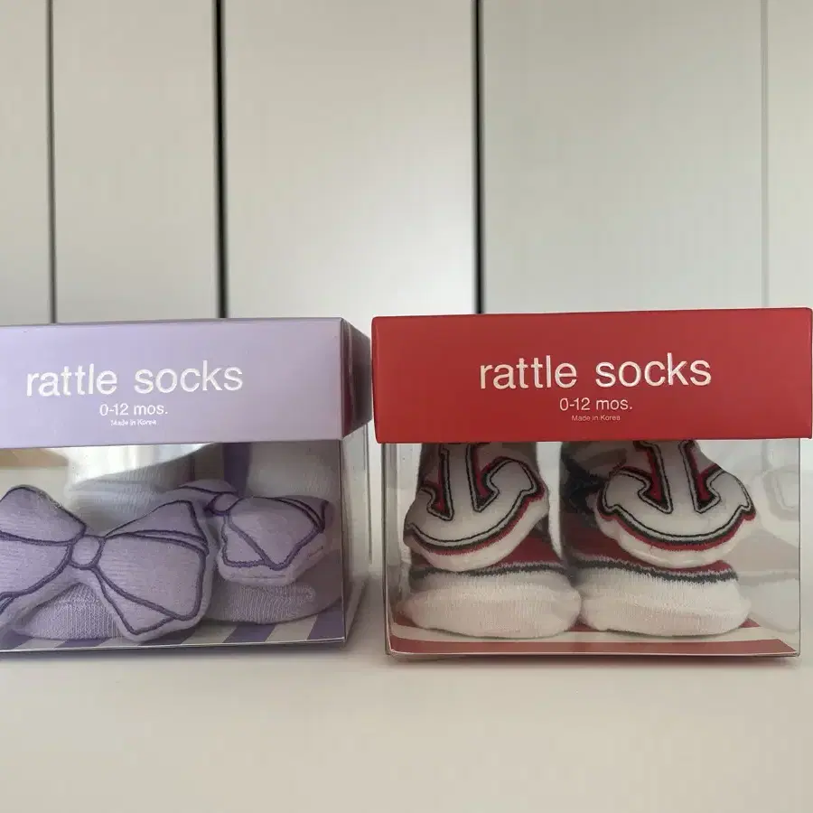 트럼펫  rattle socks 2세트 0-12개월(개당 10000원)