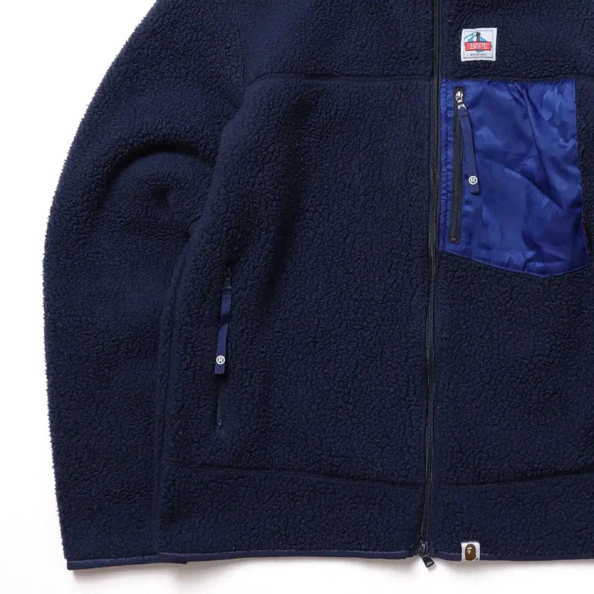 A Bathing Ape Fleece Shaggy Zip Jacket