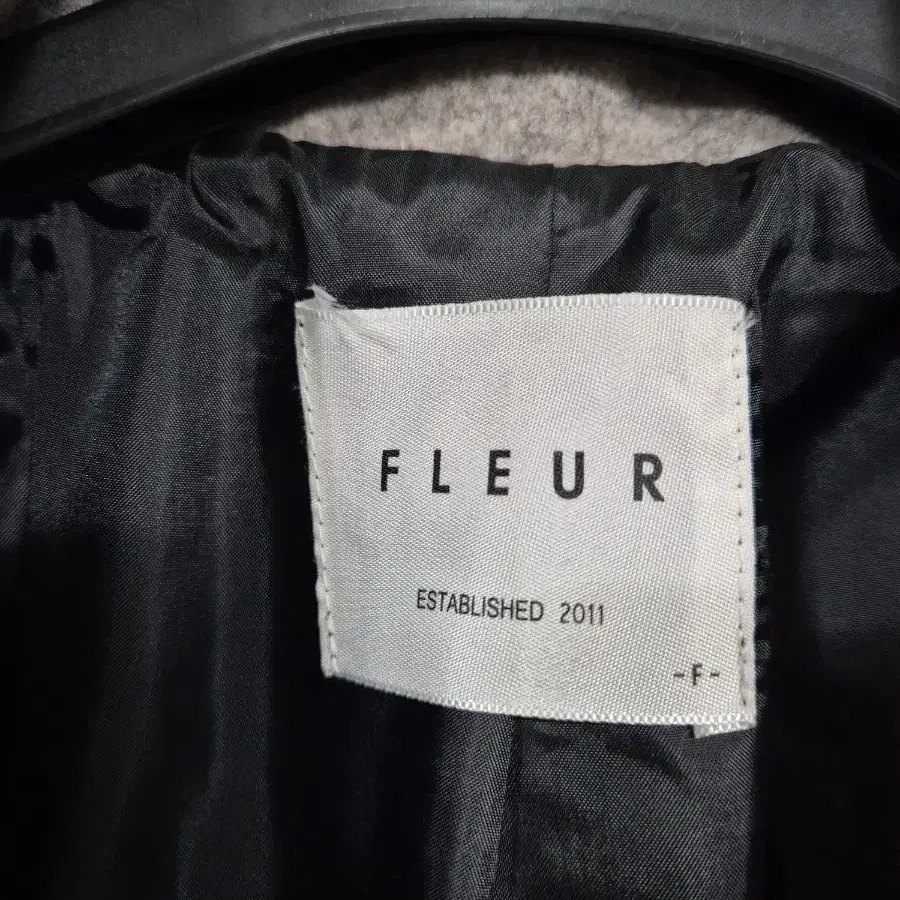 FLEUR 오버핏 떠블 모직코트 프리