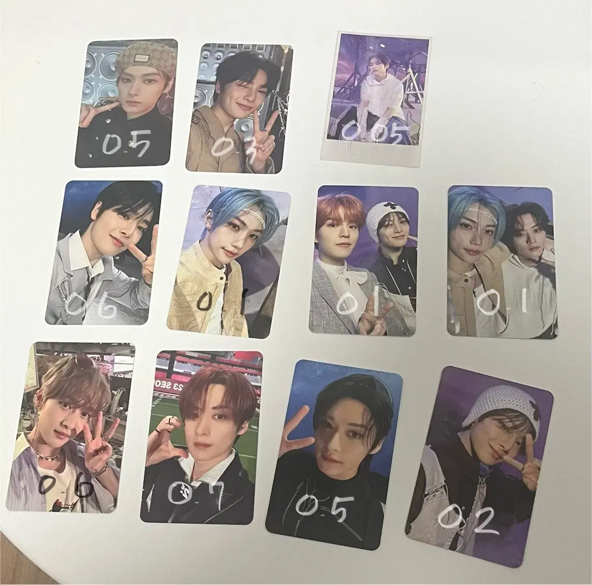 Straykids photocard (all sold at 0.1)