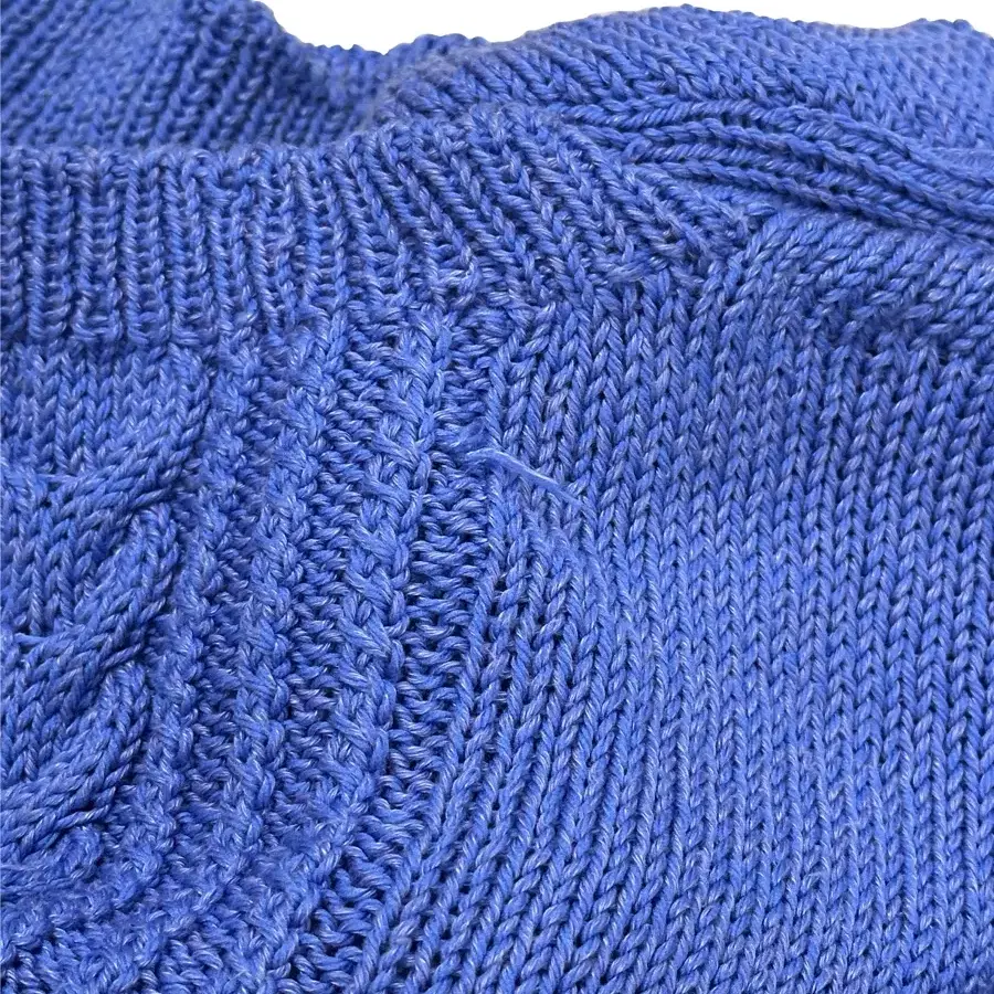 vintage blue knit