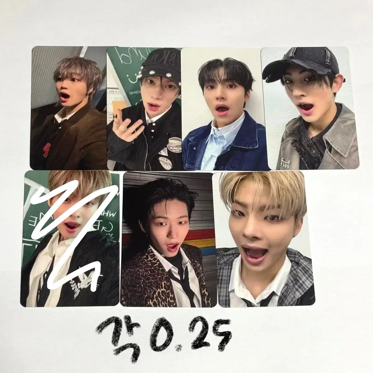 Younite Mifan photocard wts / mini fanmeeting photo card woono sion hyungseok dey eunsang steve eunho