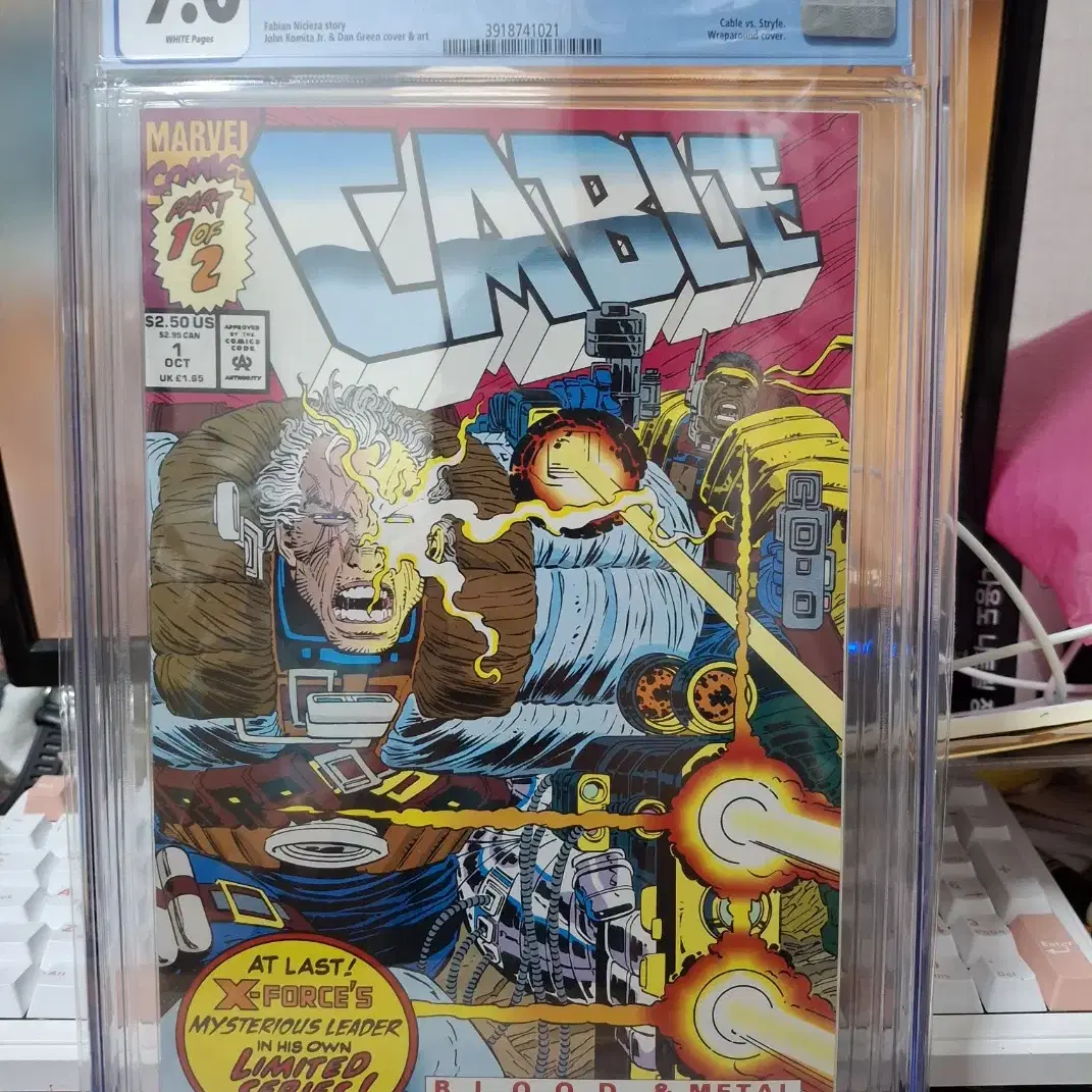 케이블: 블러드 앤 메탈 #1 1992년 CGC9.0등급 그레이딩 코믹스