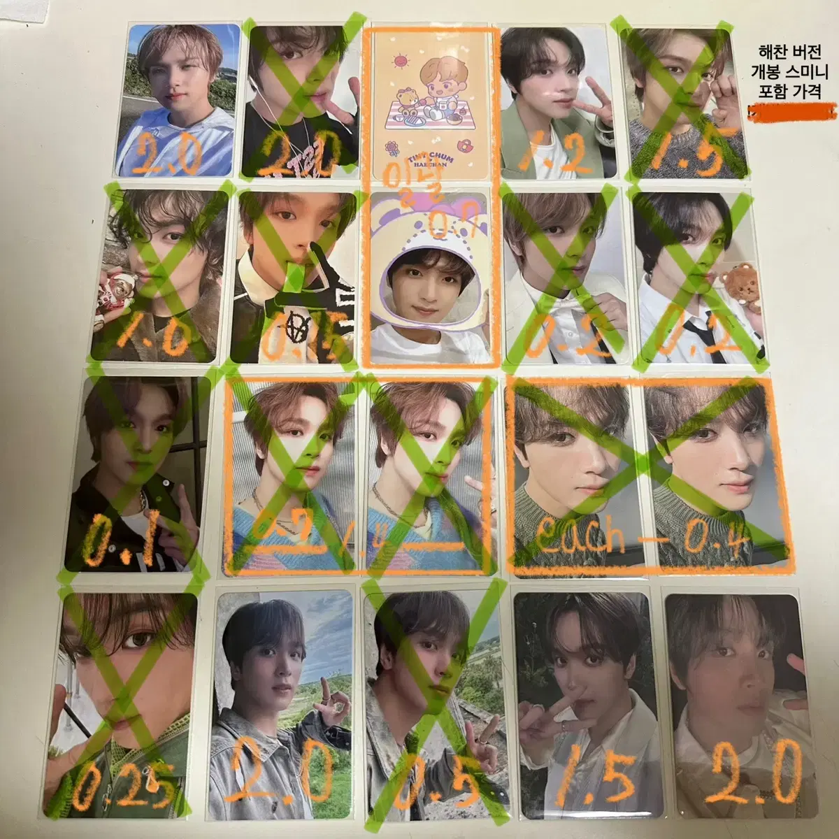 nct haechan photocard wts dream127buncheolmarkdoyoungjaehyunjenojaehyun jaemin