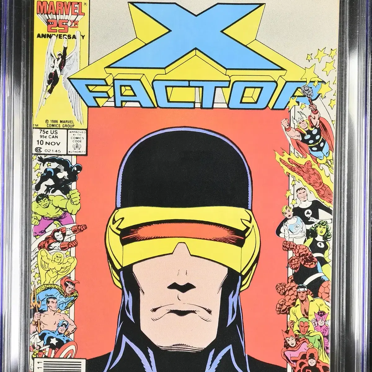 엑스팩터(X-Factor) #10 1986년 CGC9.0등급 그레이딩