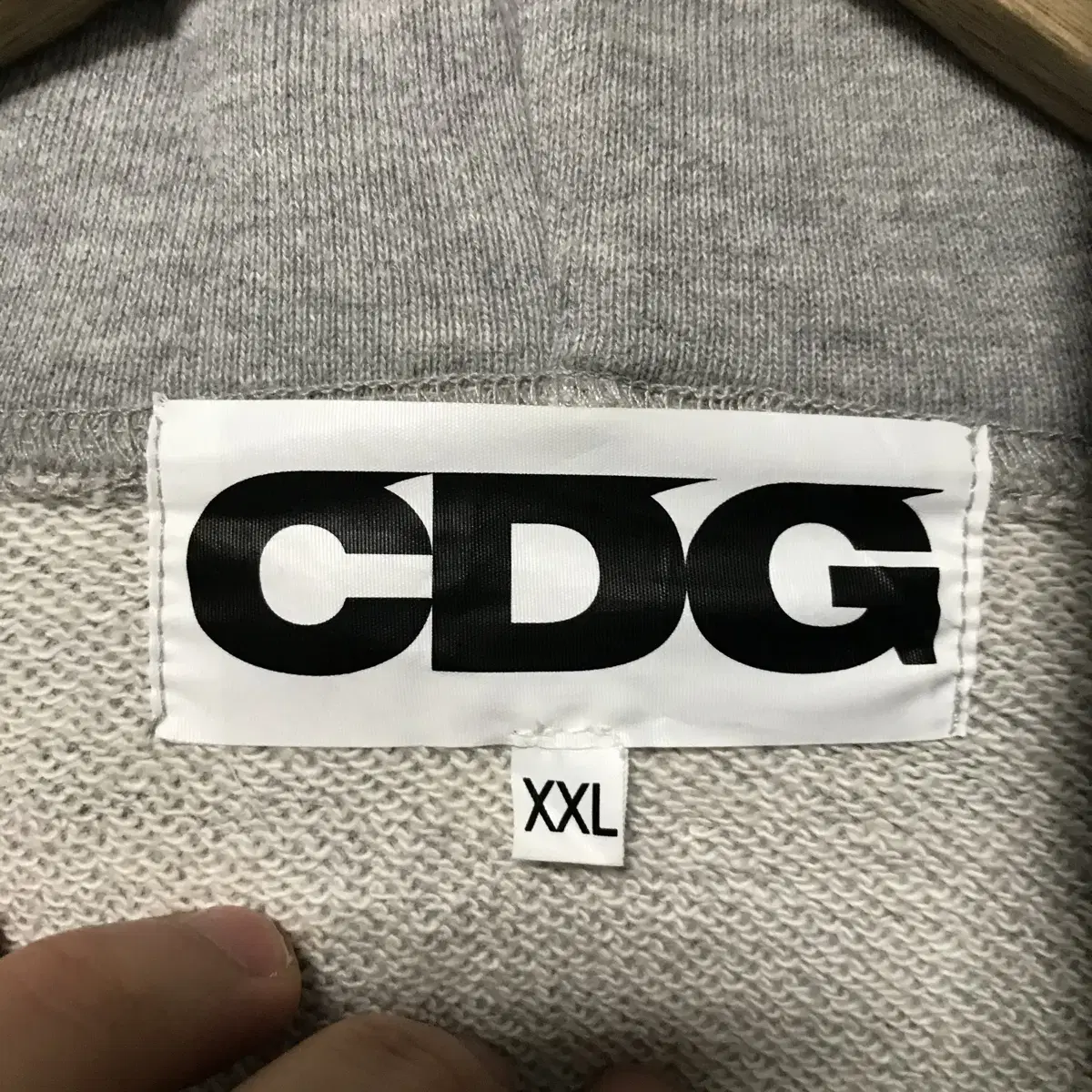 CDG 스투시 대장급 오버핏 후드티