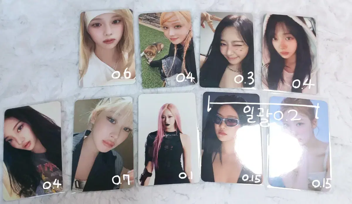 Aespa photocard wts sell Fotokard karina winter giselle Ningning