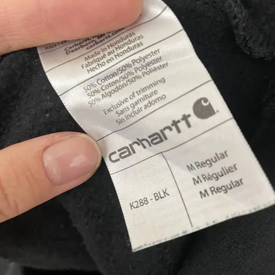 칼하트 carhartt 로고 후드티 M